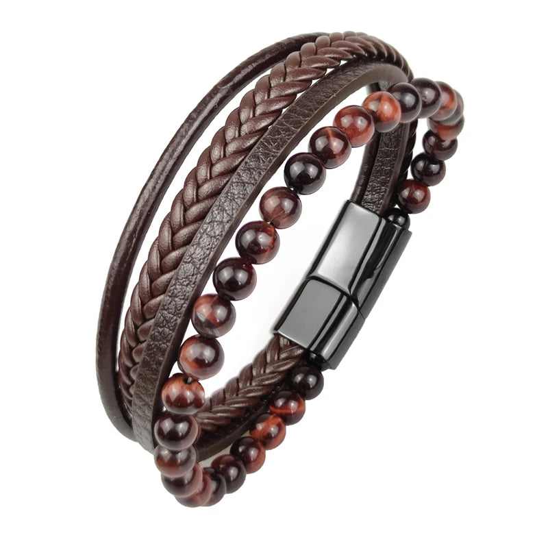 Pulsera de acero de lujo para hombre