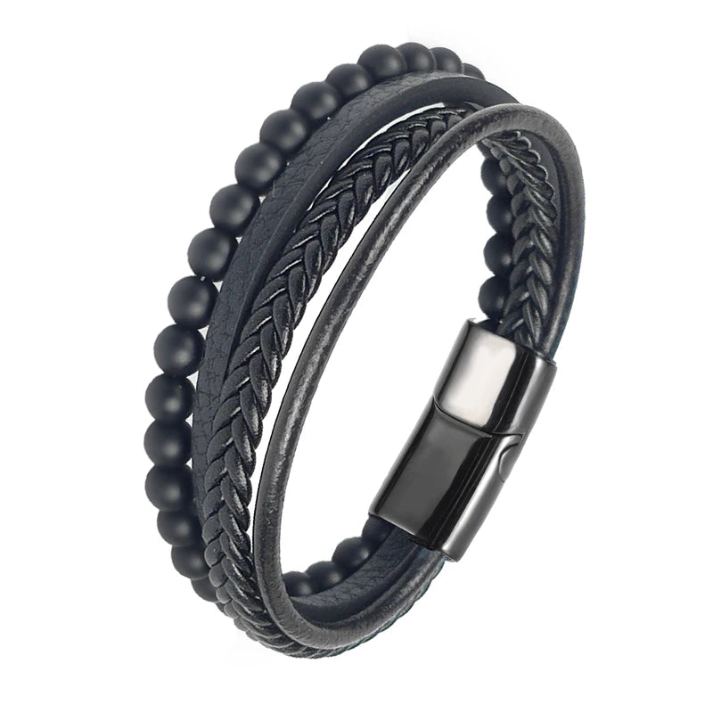 Pulsera de acero de lujo para hombre