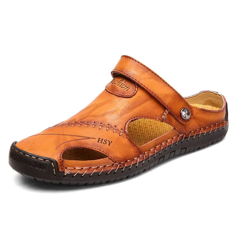 Sandalias clásicas de piel