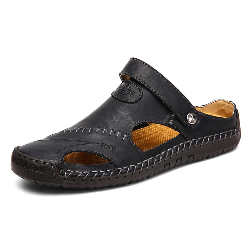 Sandalias clásicas de piel