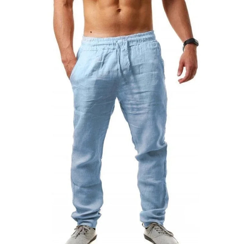 Pantalón de lino transpirable