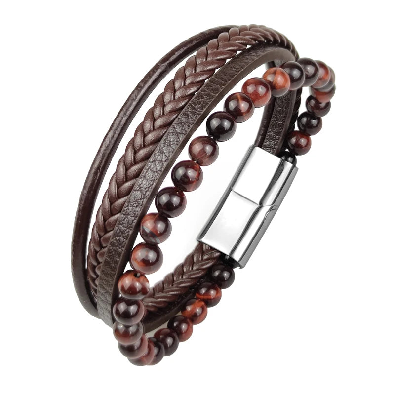 Pulsera de acero de lujo para hombre