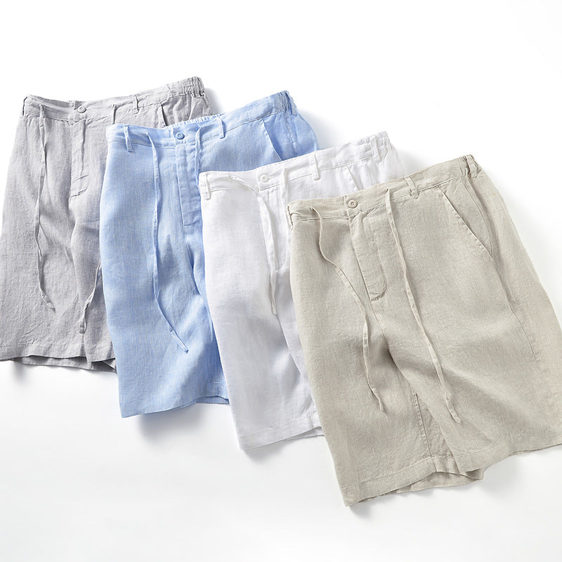 Pantalones cortos de lino de alta calidad