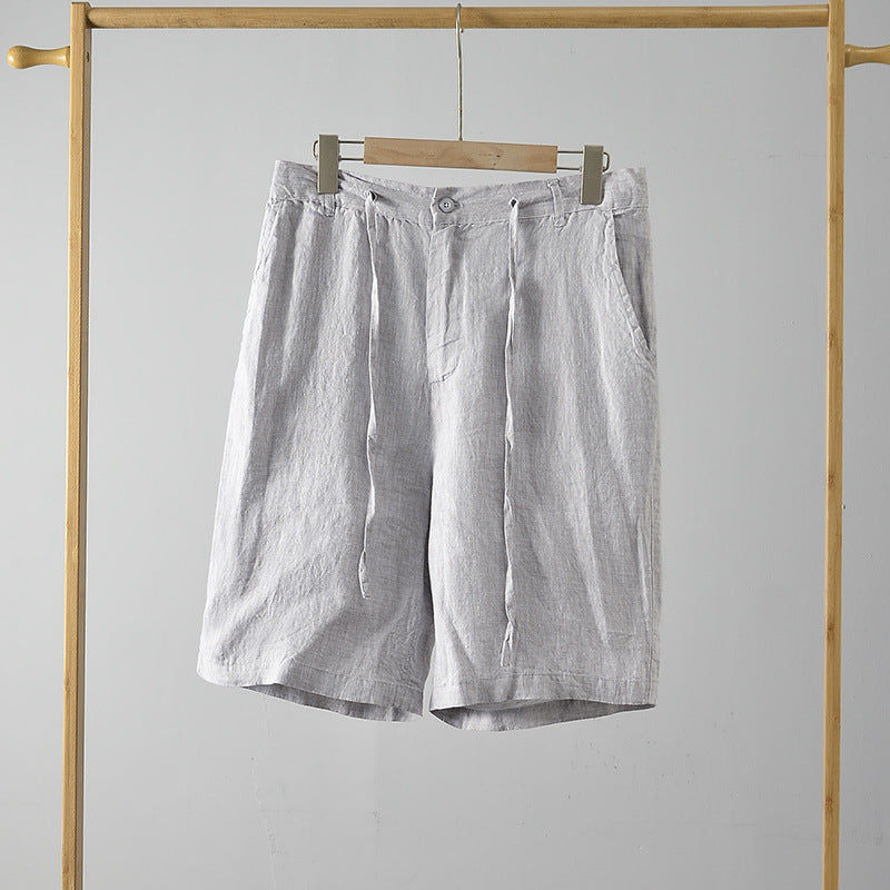 Pantalones cortos de lino de alta calidad