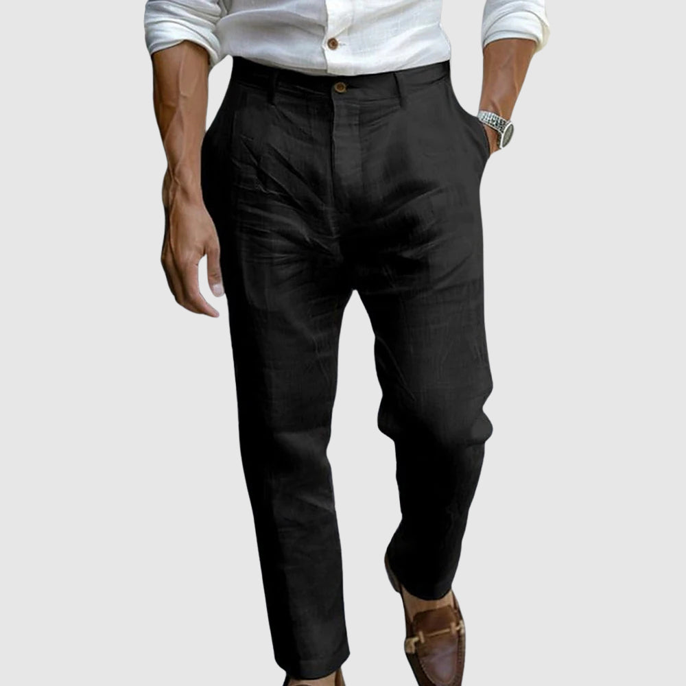 Saint - Tropez Chic Pantalones de lino