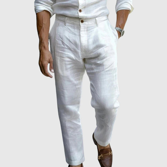 Saint - Tropez Chic Pantalones de lino