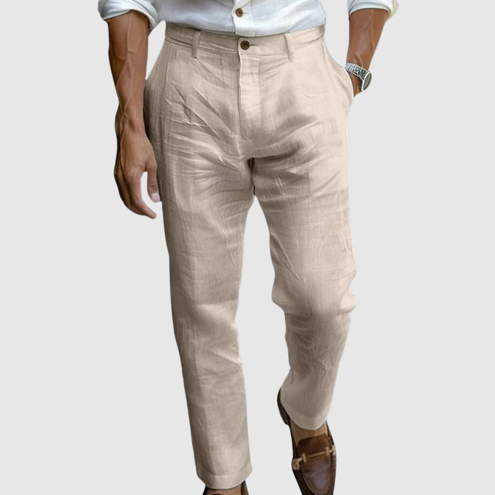 Saint - Tropez Chic Pantalones de lino