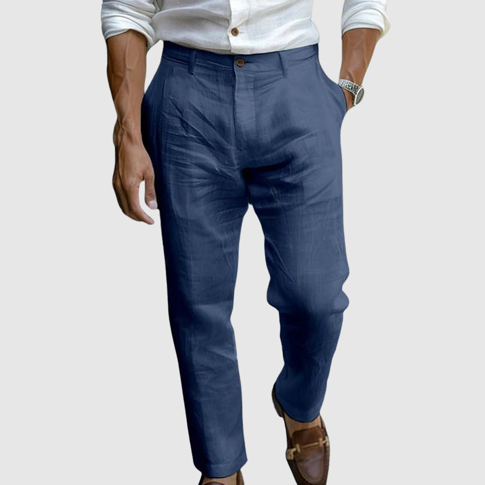 Saint - Tropez Chic Pantalones de lino