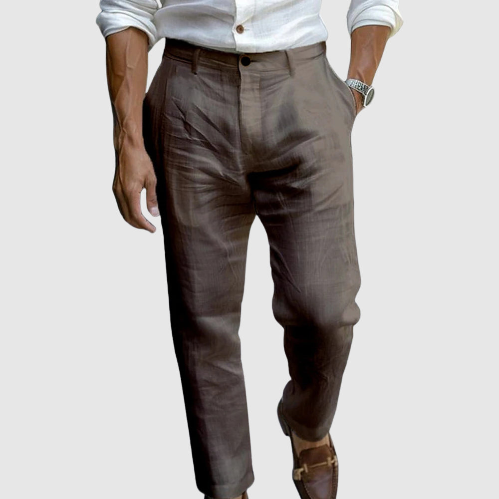 Saint - Tropez Chic Pantalones de lino