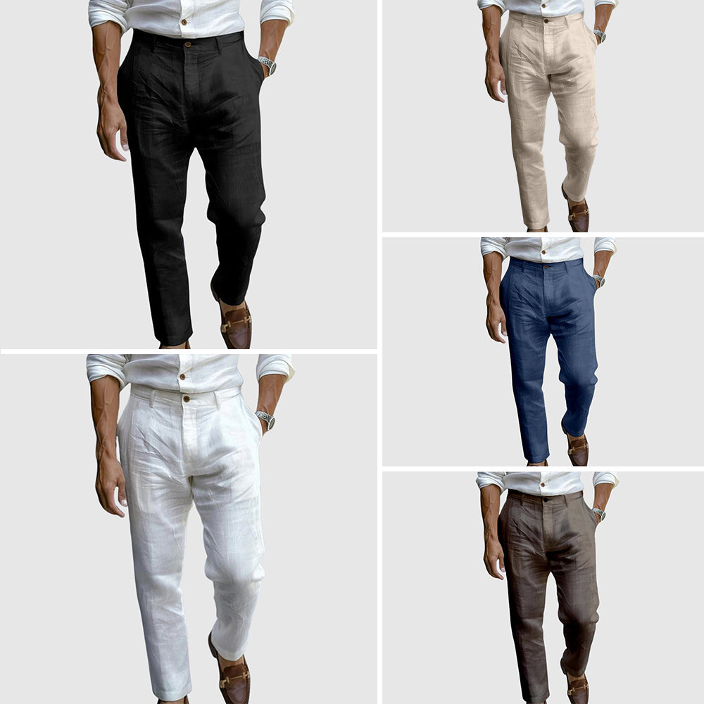 Saint - Tropez Chic Pantalones de lino