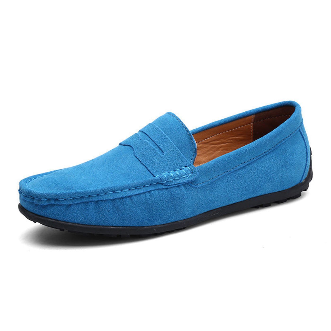 Mocasines de ante suave