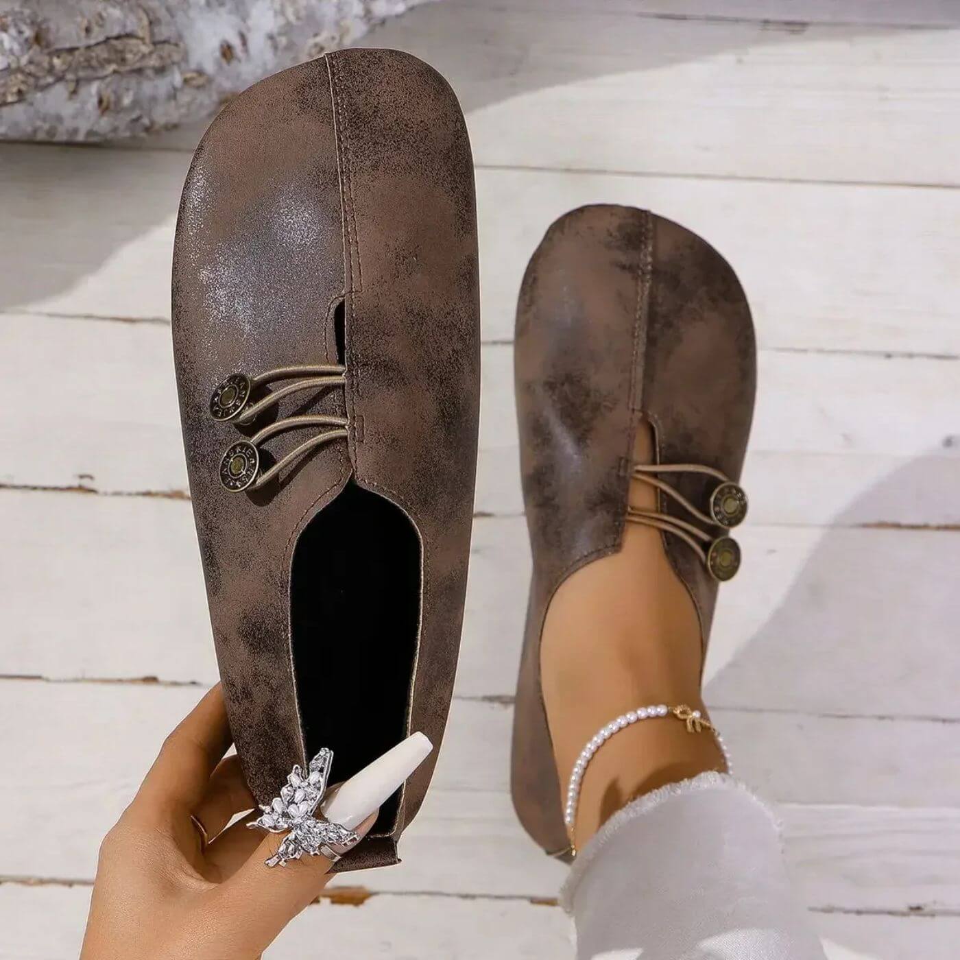 Zapatos ortopédicos blandos y flexibles