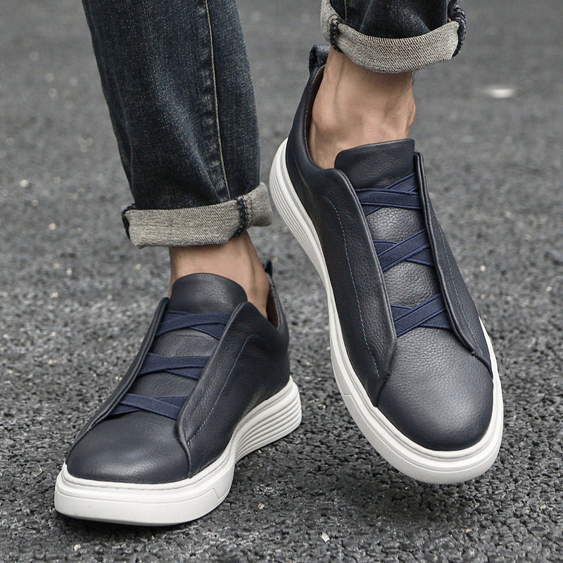 Elegantes zapatos de piel