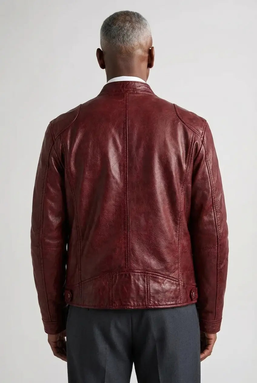 Givalli - Chaqueta de cuero