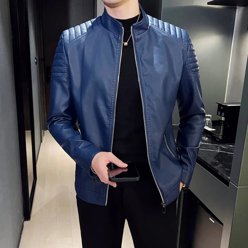 Chaqueta de cuero Premium