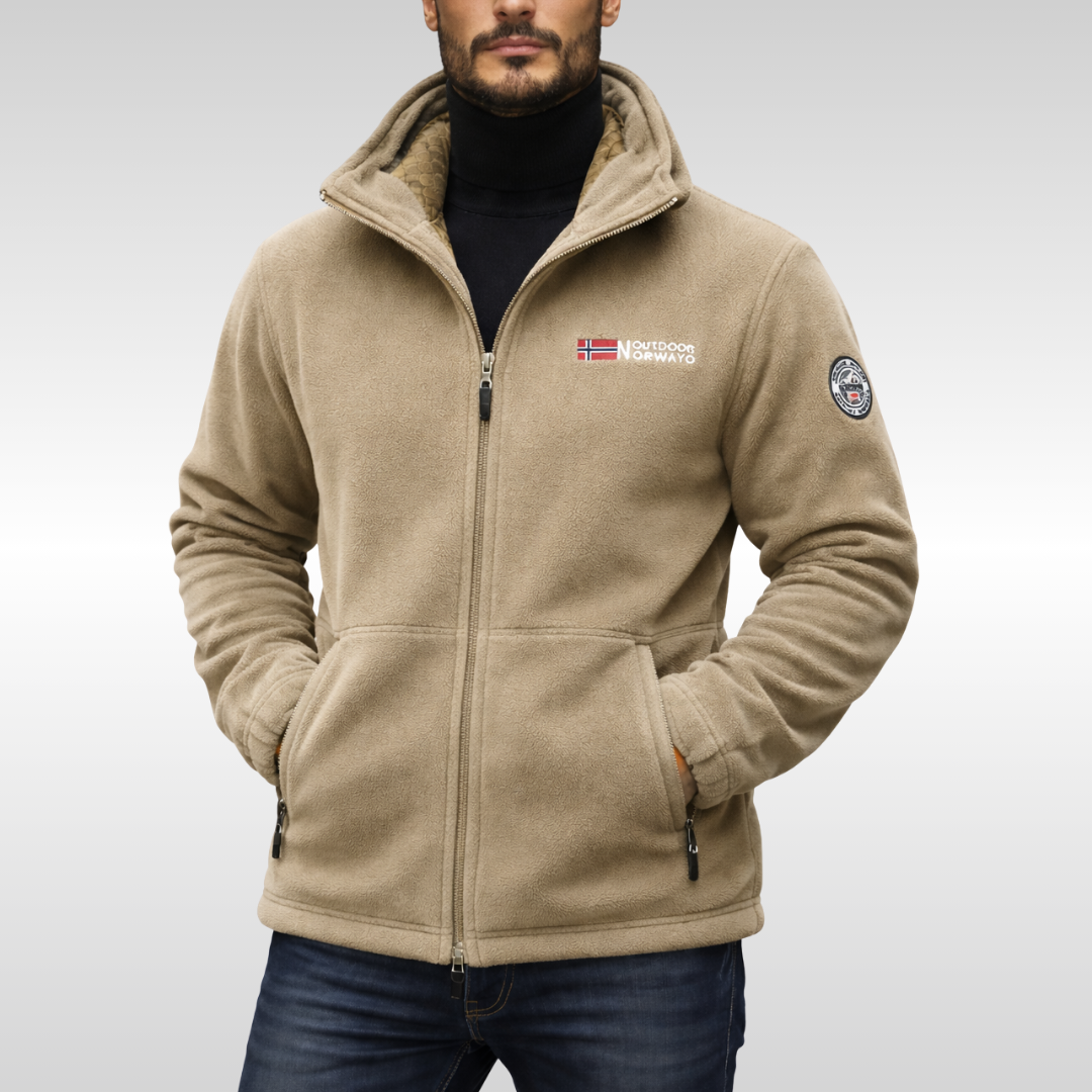 Elegante chaqueta polar