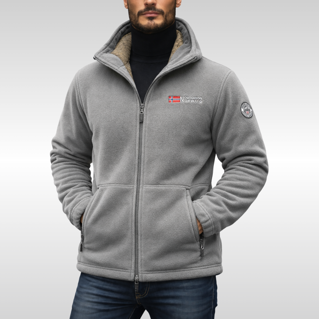 Elegante chaqueta polar
