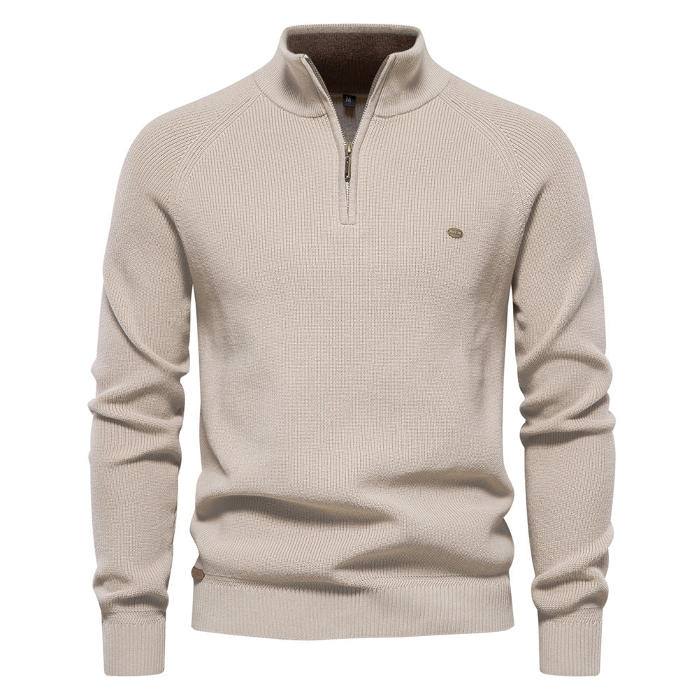 Jersey de lujo con cremallera