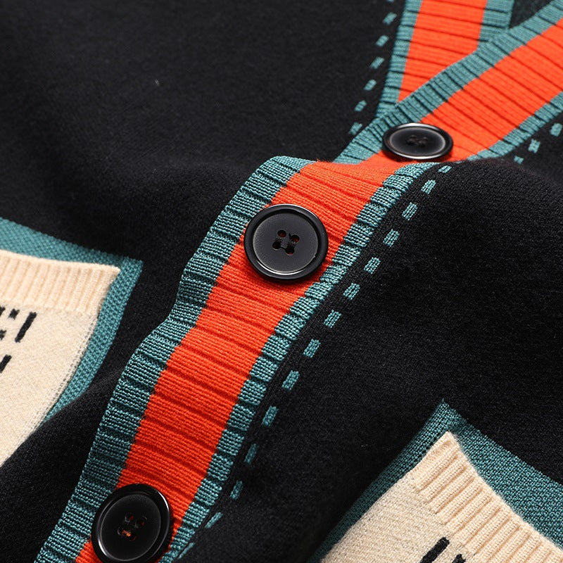 Elegante cárdigan de lana