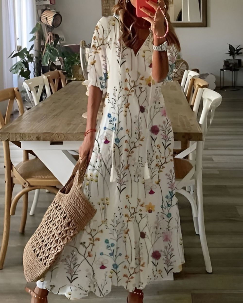 Elegante Vestido Largo Boho
