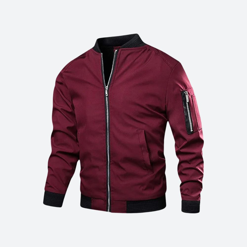 Elegante cazadora bomber