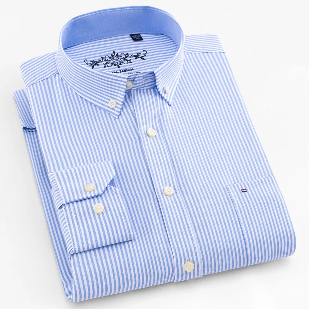 Elegante camisa de algodón