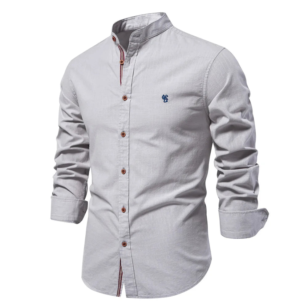 Elegante camisa de lino