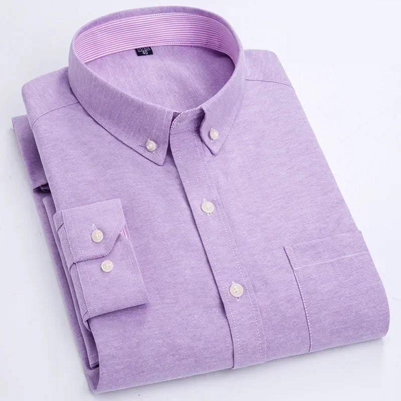 Camisa de algodón de manga larga