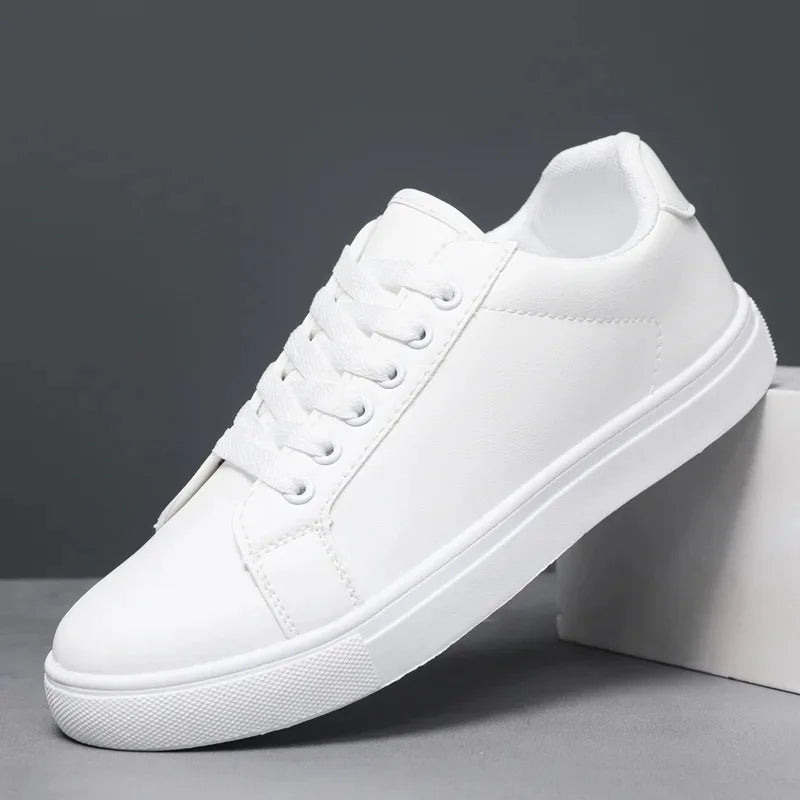 Elegantes zapatillas de piel