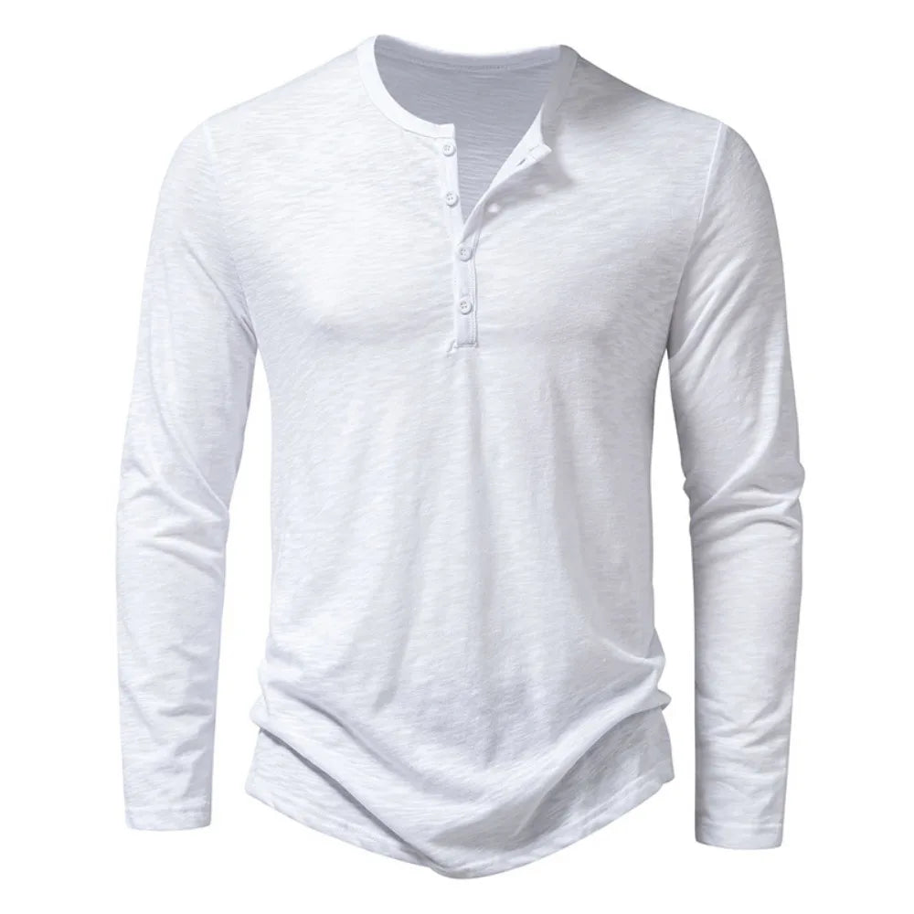Polo de algodón de manga larga