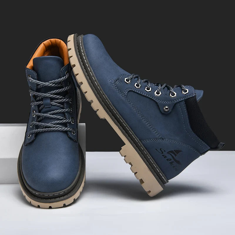 Elegantes botas de piel