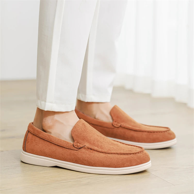 Mocasines casuales de ante