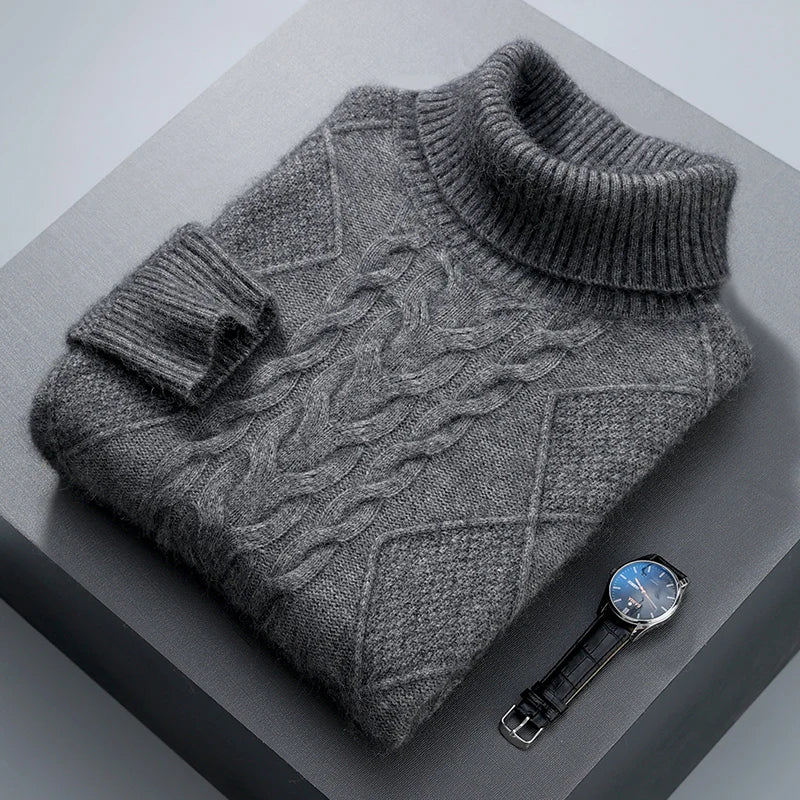 Elegante jersey de cachemira estampado