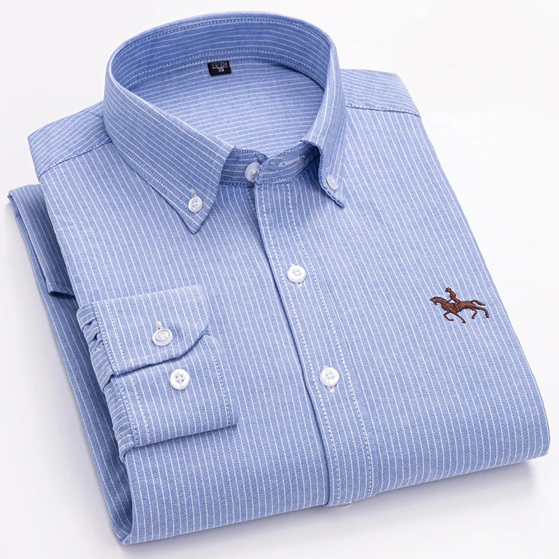Elegante camisa de algodón