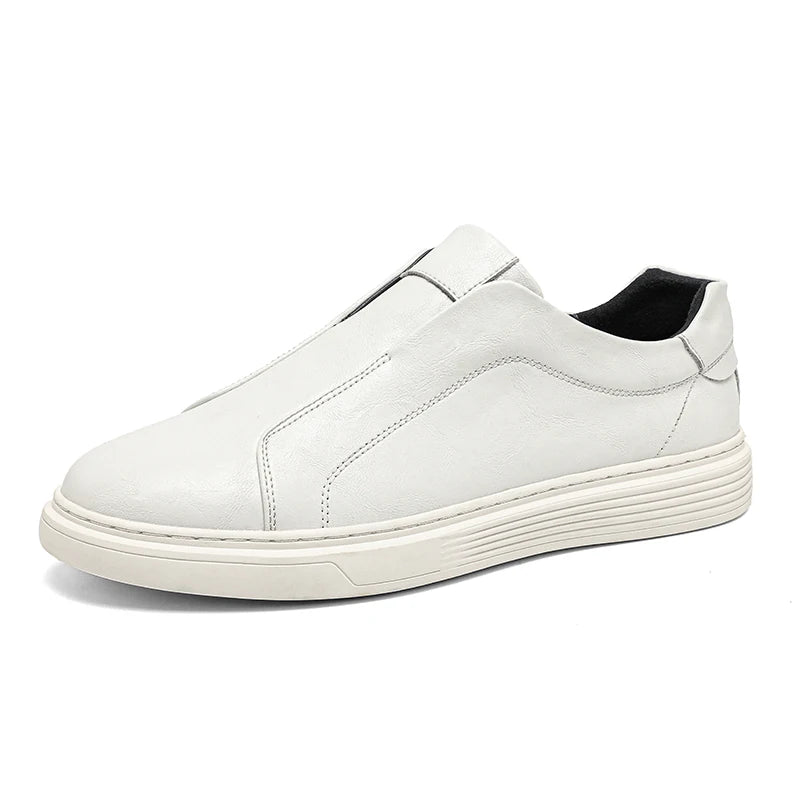 Zapatillas clásicas de piel