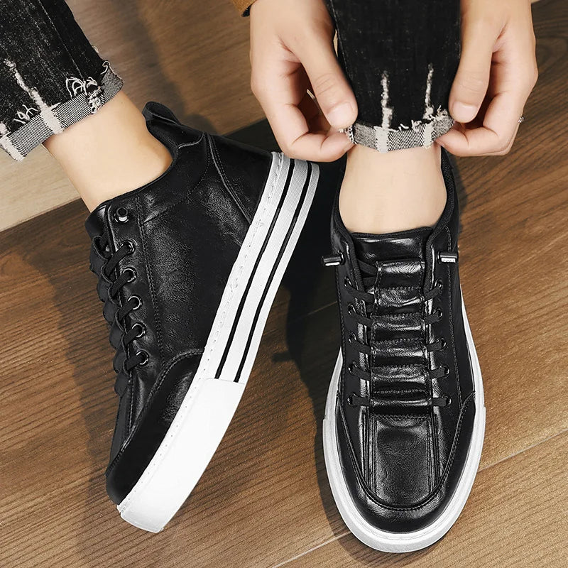 Elegantes zapatos de piel