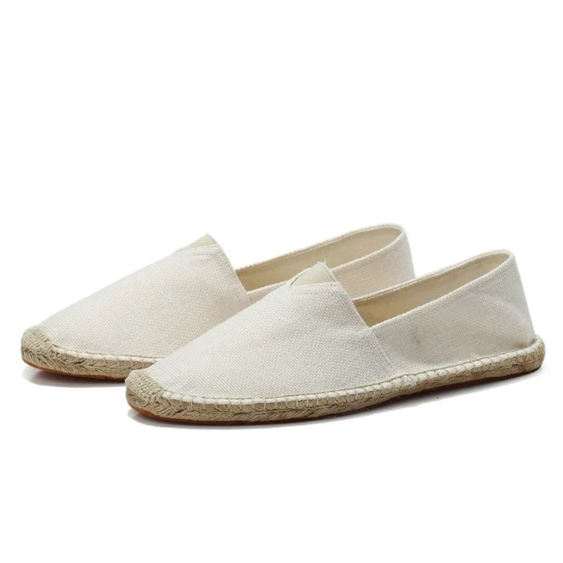 Elegantes alpargatas de lona