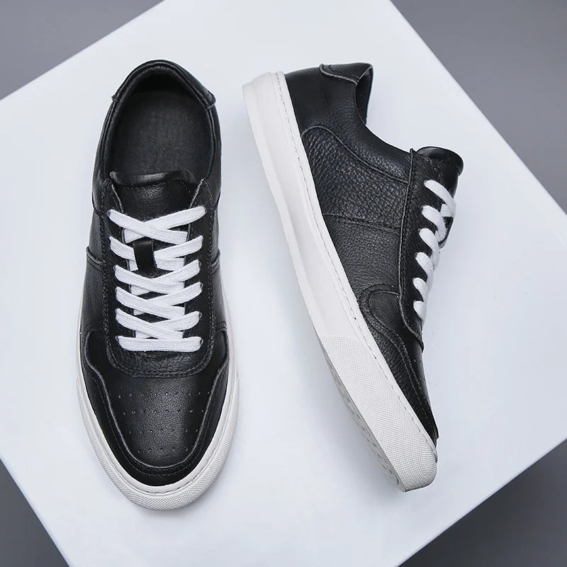 Elegantes zapatos de piel