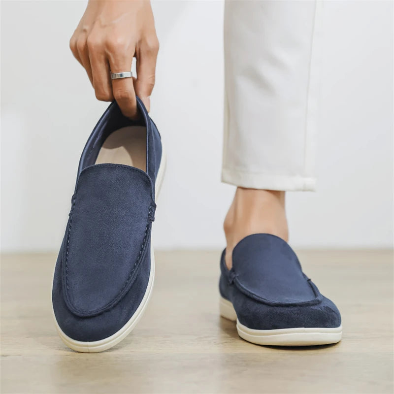 Mocasines casuales de ante