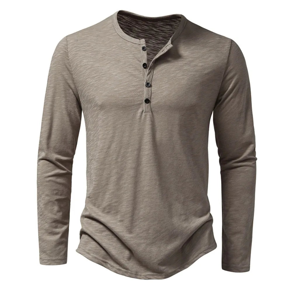 Polo de algodón de manga larga