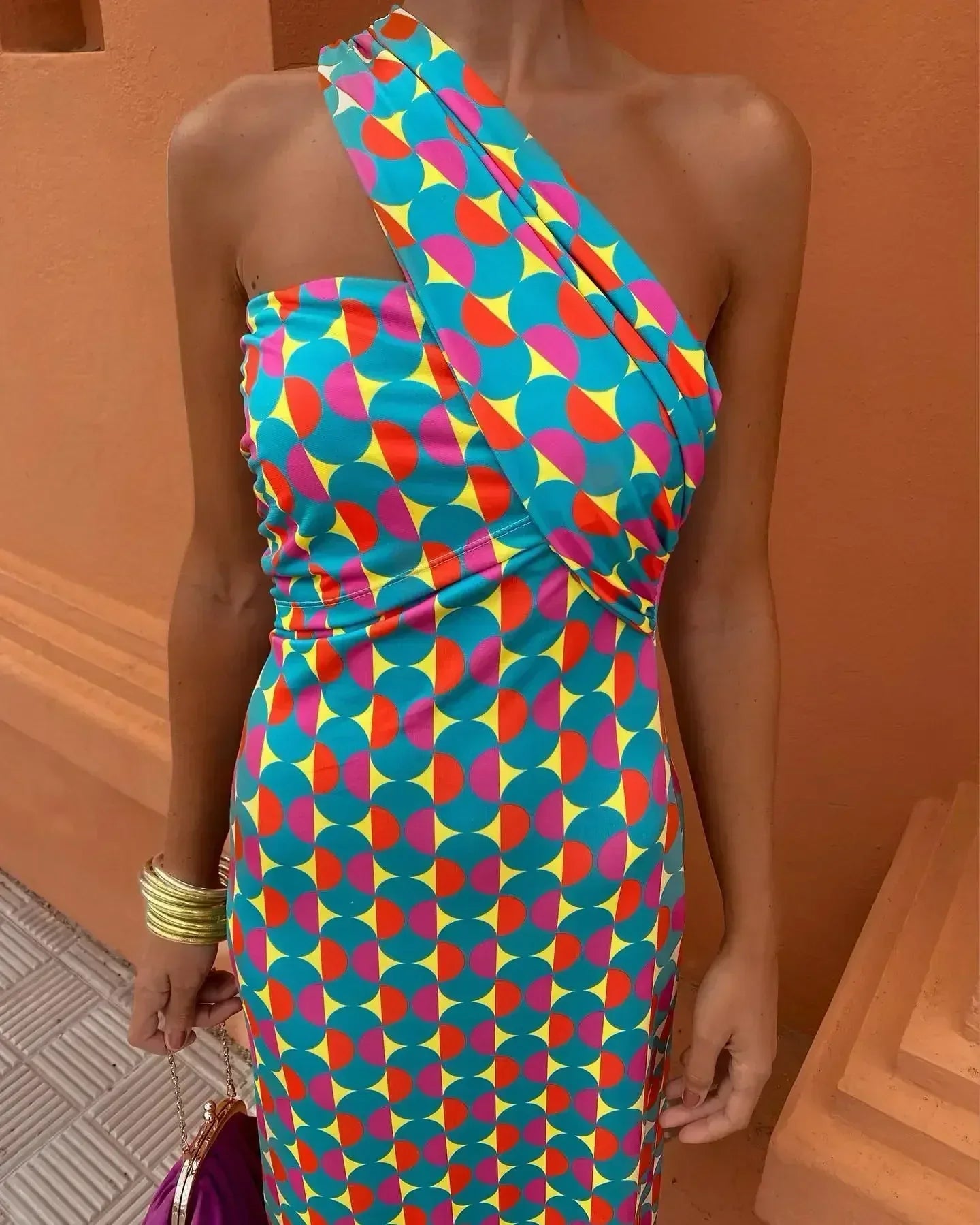 Celeste - Elegante vestido midi