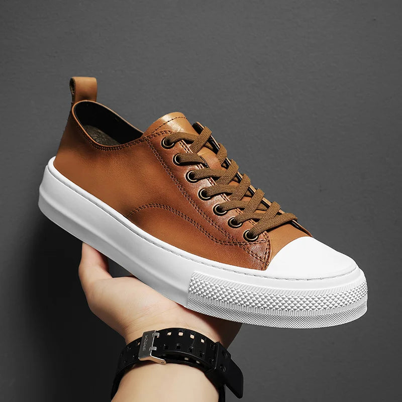 Elegantes zapatos de piel