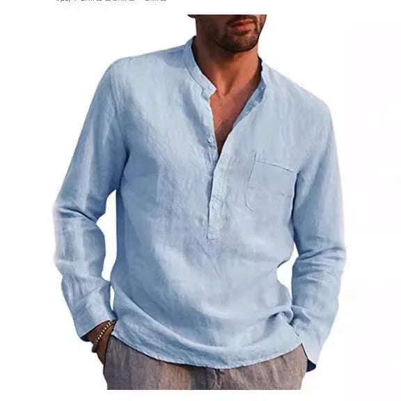 Camisa de algodón transpirable