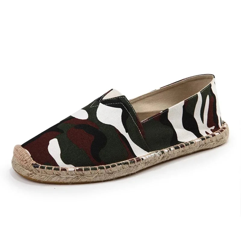 Elegantes alpargatas de lona