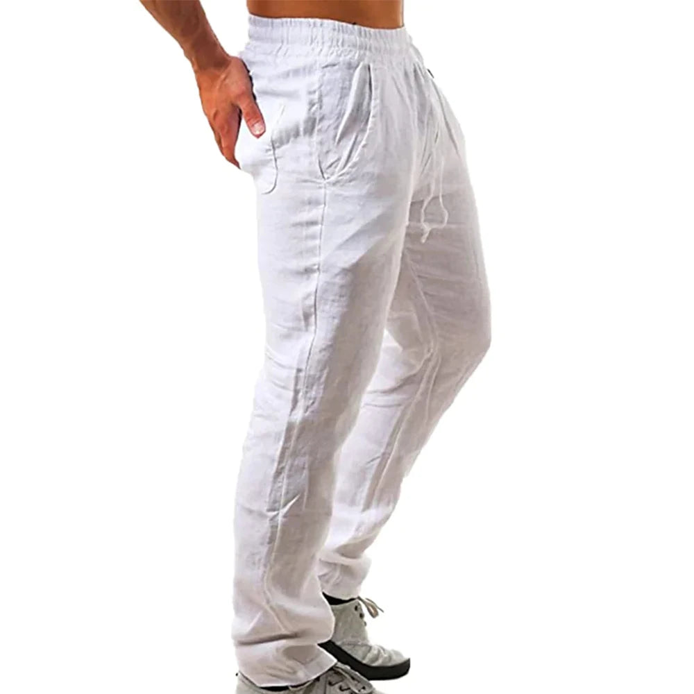 Pantalón de lino transpirable