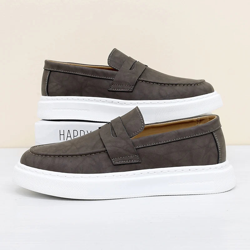 Zapatos de piel Chic Slip-on