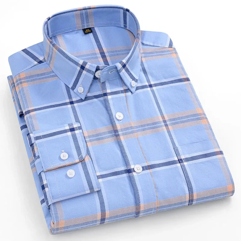 Camisa Oxford de algodón
