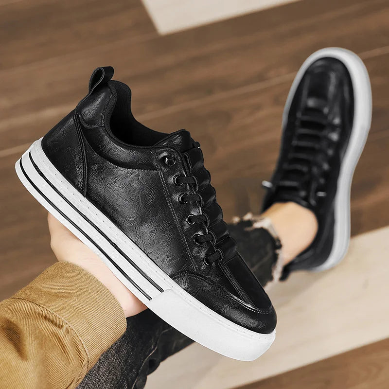 Elegantes zapatos de piel