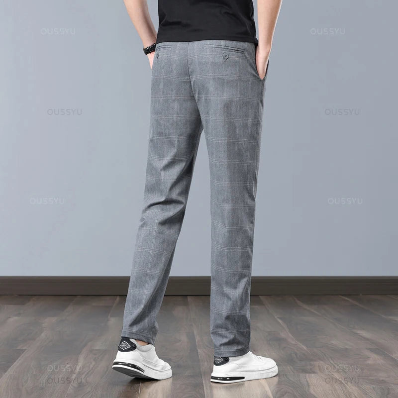 Pantalones de cuadros clásicos