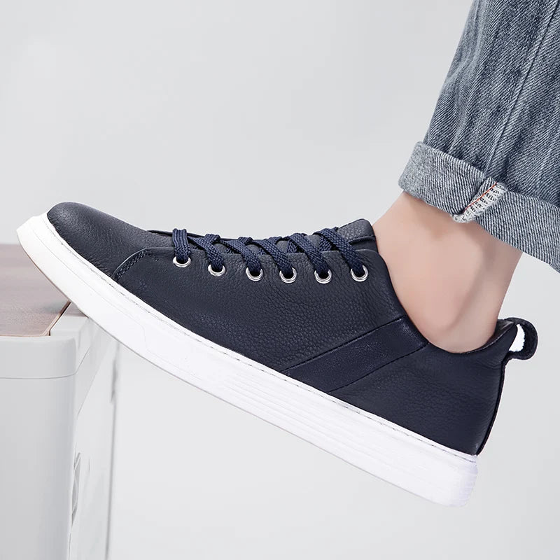 Elegantes zapatos de piel